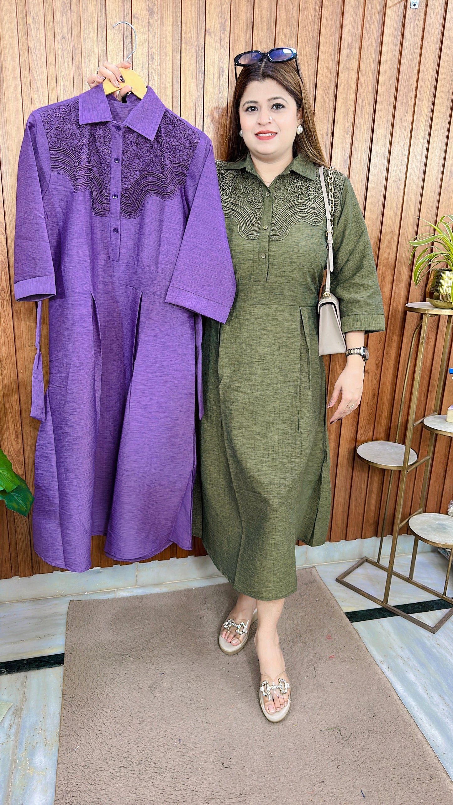 Cotton linen Dress