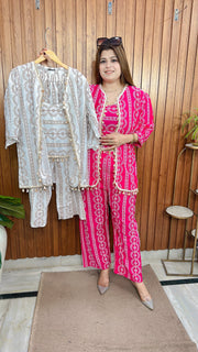 Boho shell Three Piece Coord set