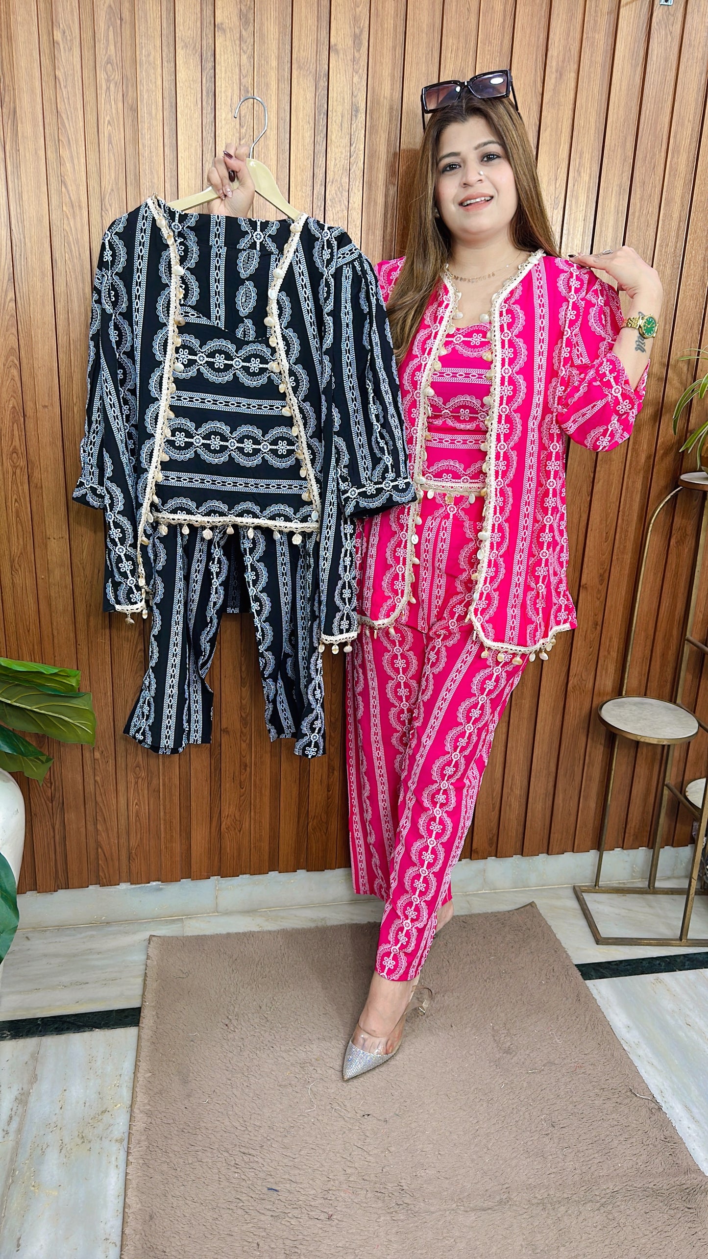 Boho shell Three Piece Coord set