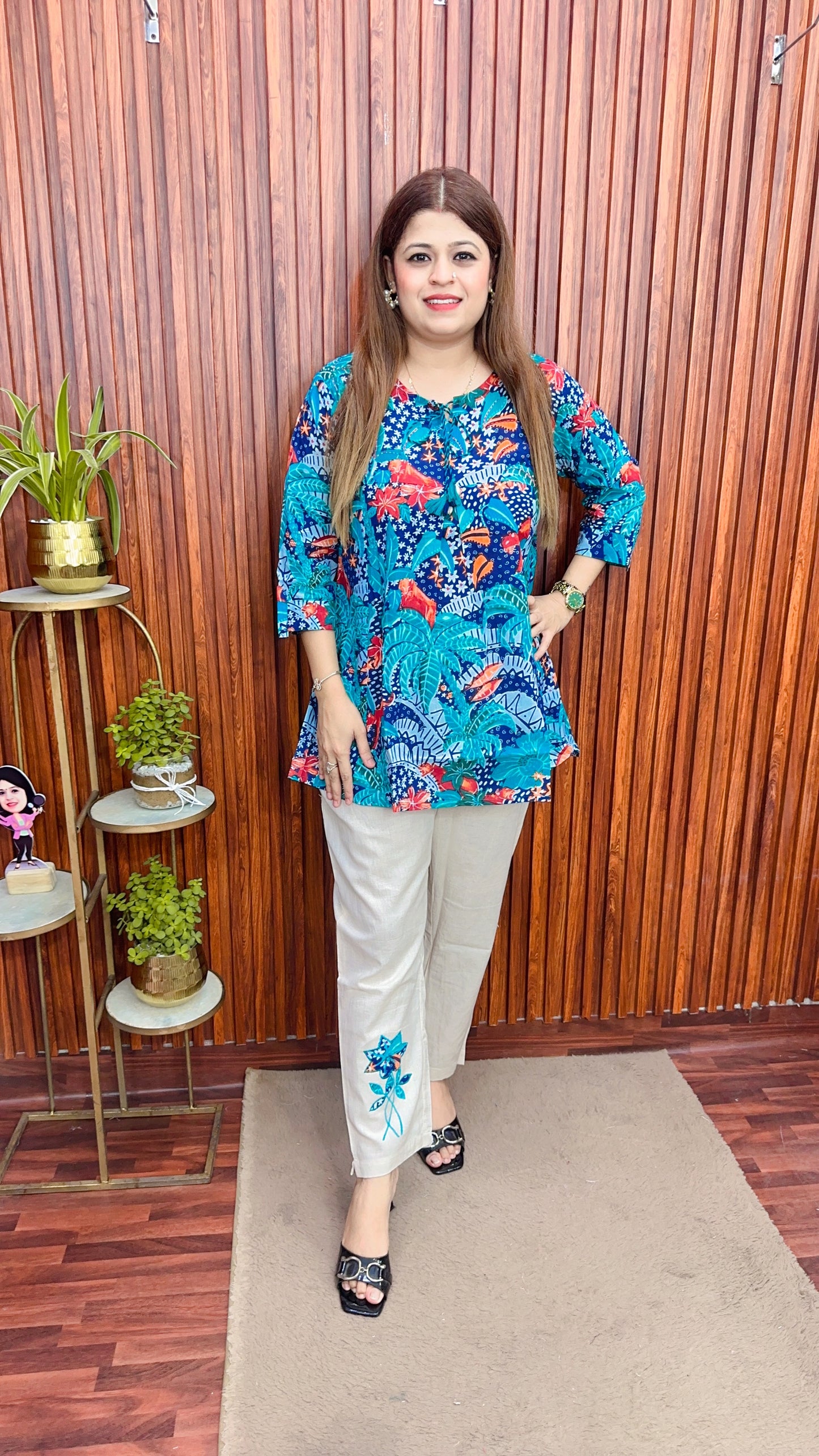 Premium mul cotton coord set