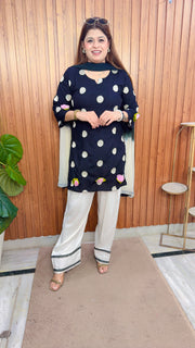 Sahiva Farshi polka Three Piece Suit