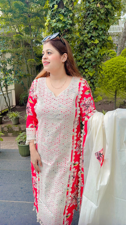 Schifli Designer Cotton Suit