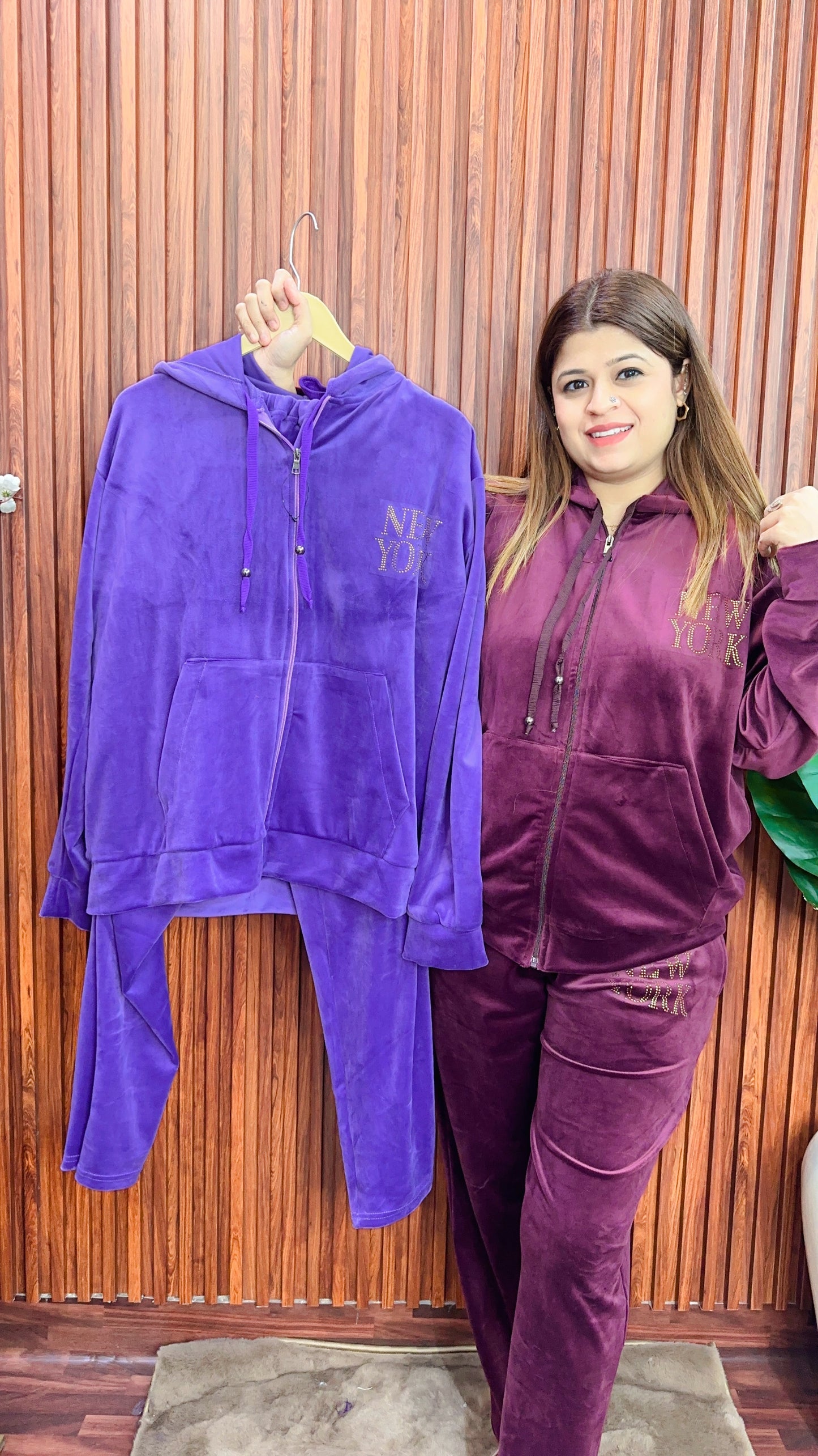 Velvet tracksuit Premium