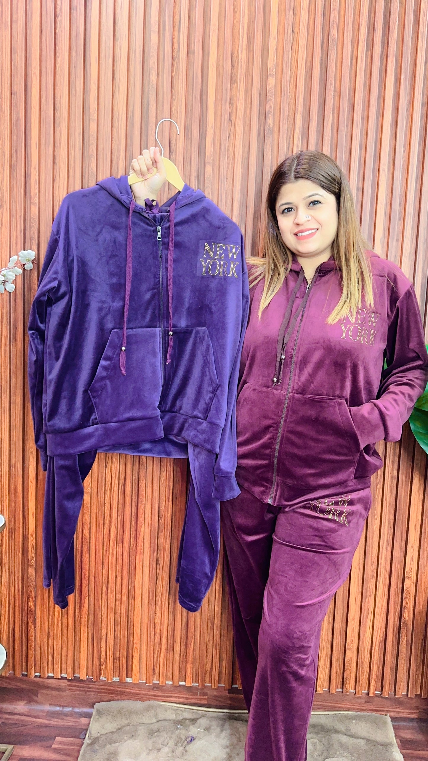 Velvet tracksuit Premium