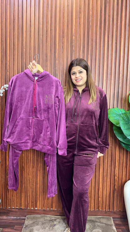 Velvet tracksuit Premium