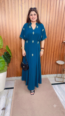 Peacock green