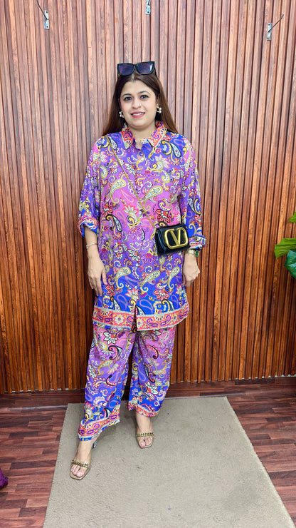China silk coord set