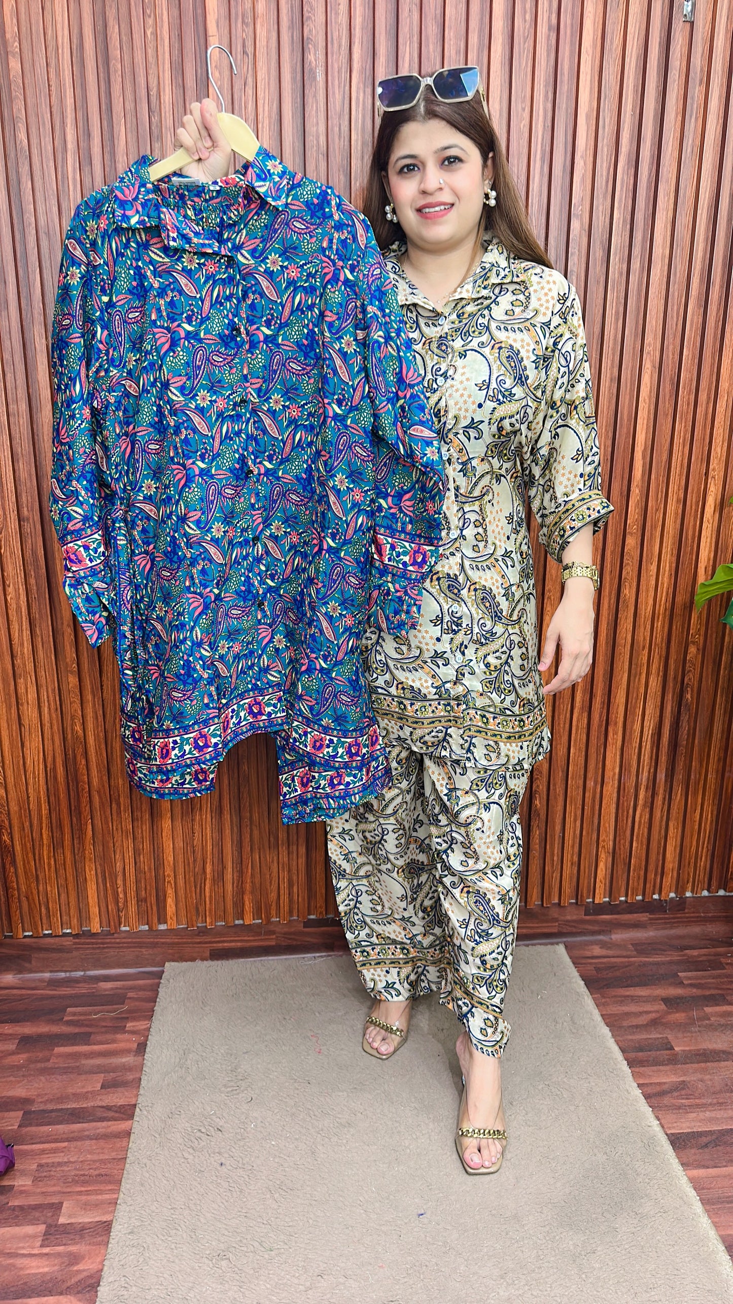 China silk coord set