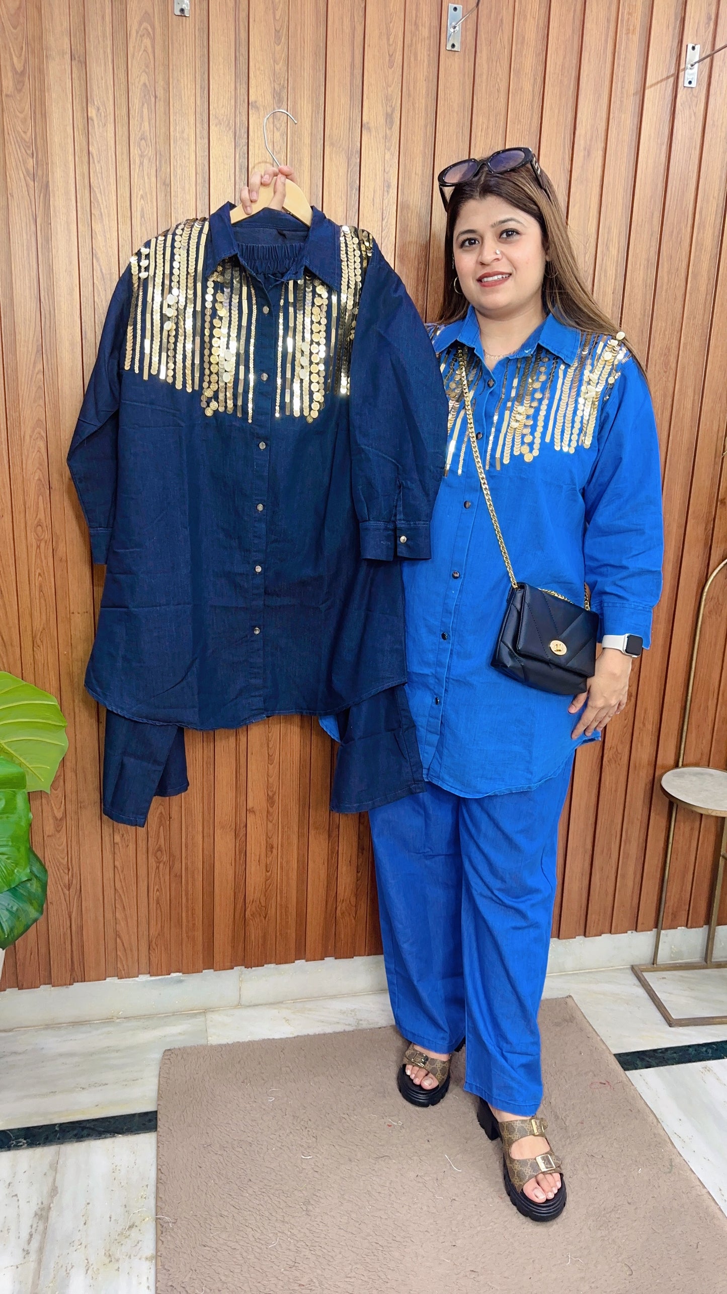 Denim Sequence Coord set