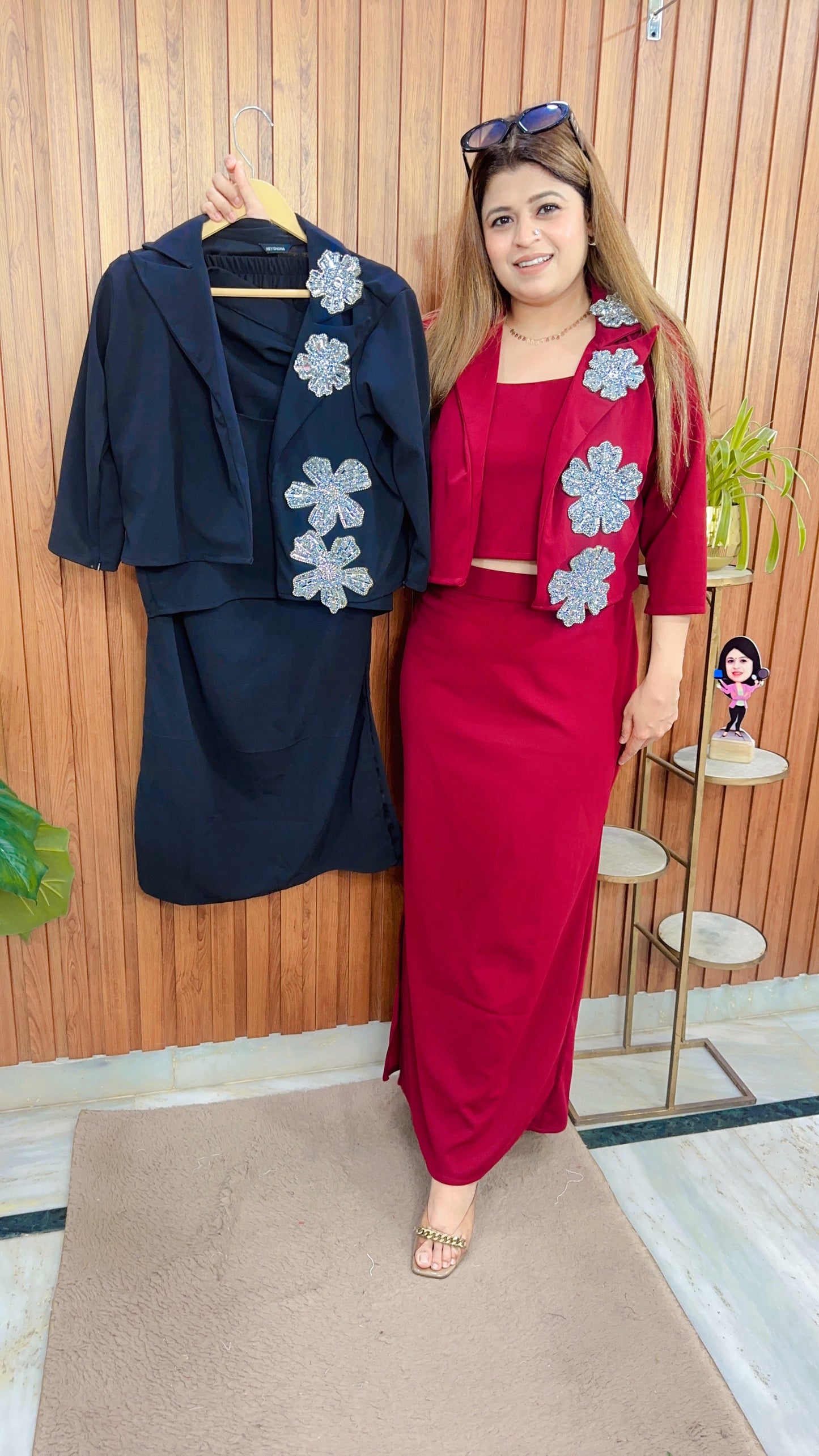 Premium Imported Lycra Skirt  Set