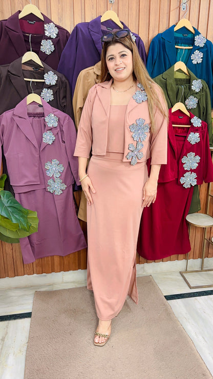 Premium Imported Lycra Skirt  Set