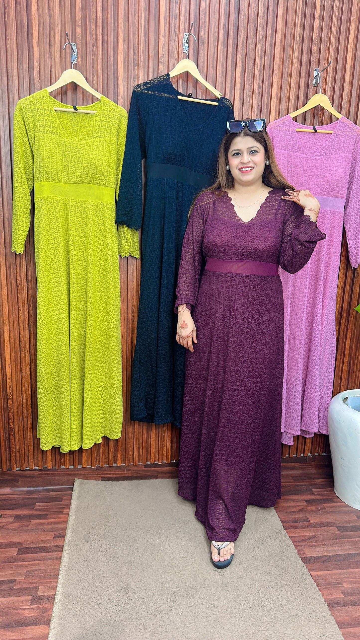 Liza imported Net Dress