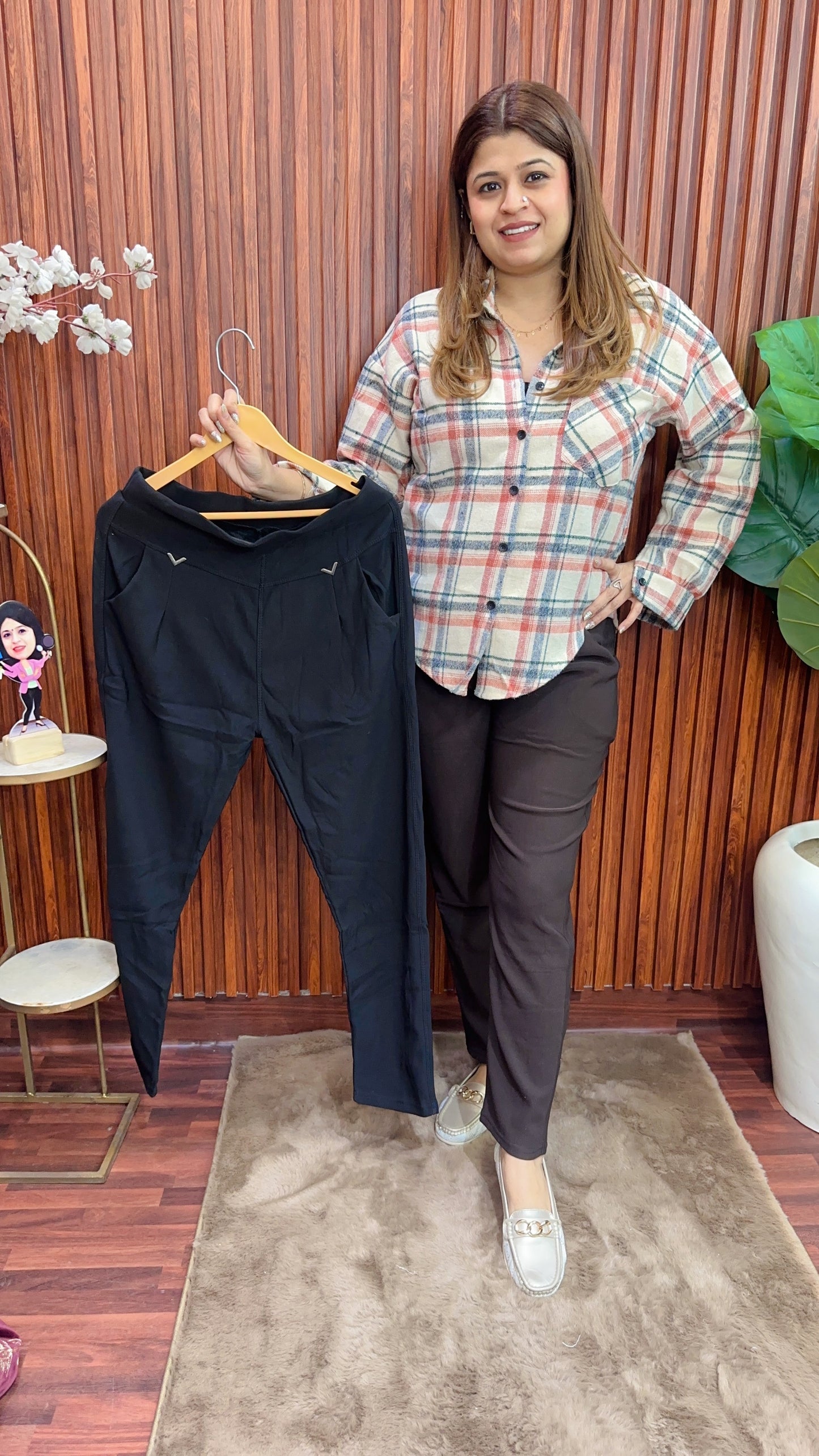 Warm Fleece jegging with pockets