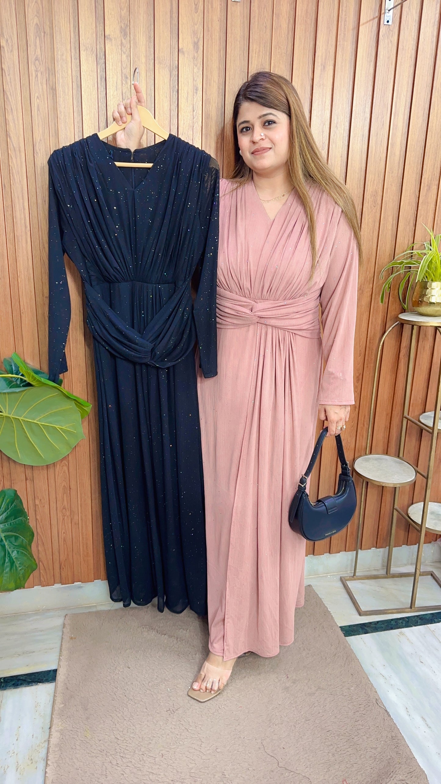 Abira Long Dress With Belt