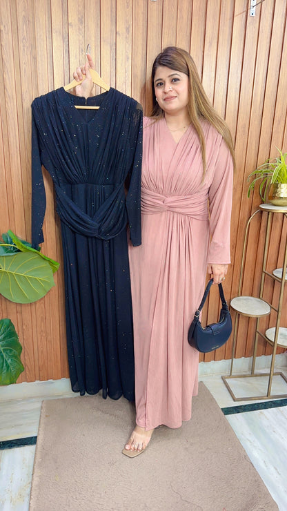 Abira Long Dress With Belt