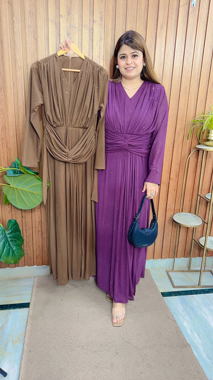 Abira Long Dress With Belt