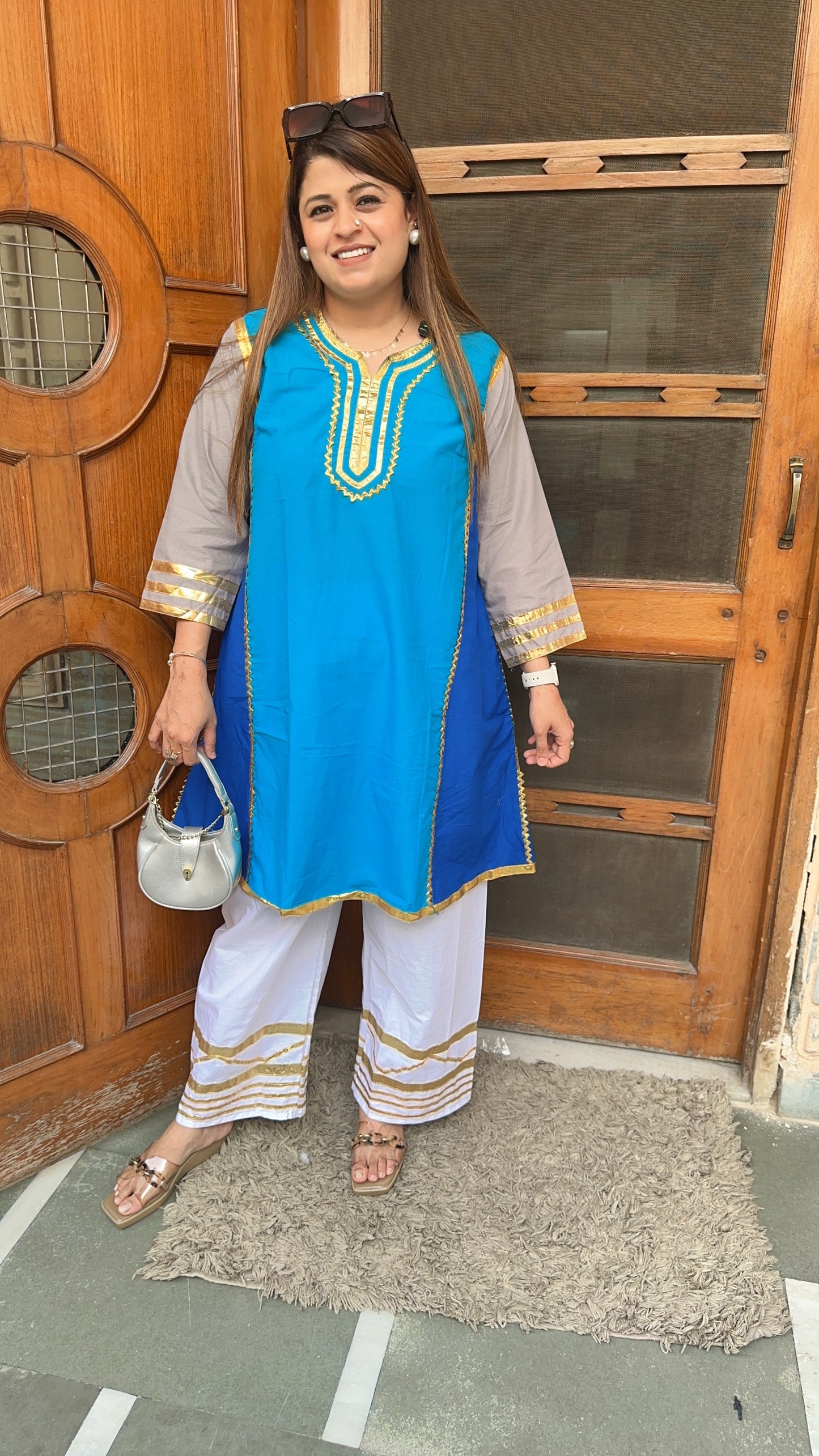 Kareena Pure Cotton Two Piece Coord set