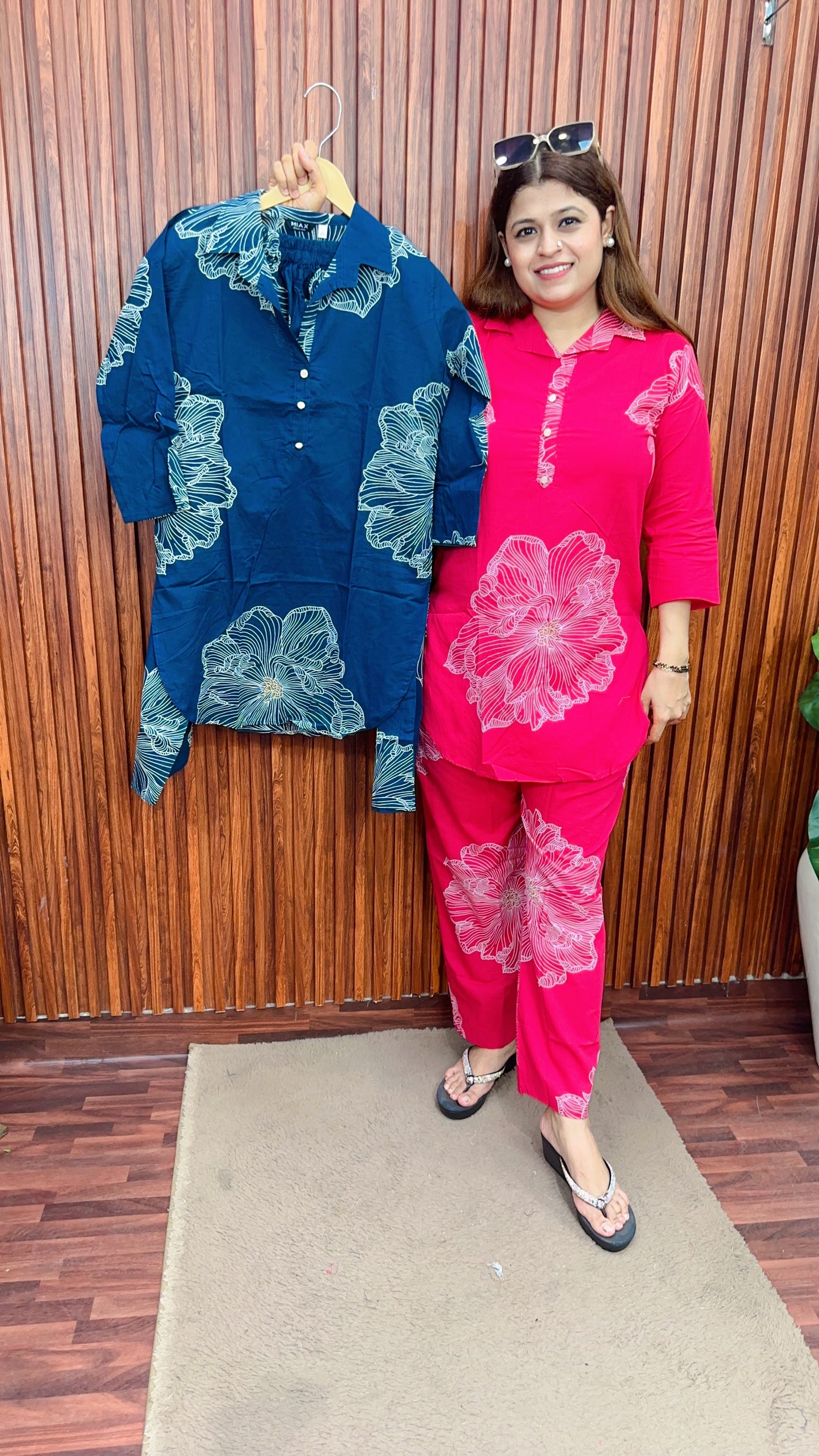 Block print cotton Coord set