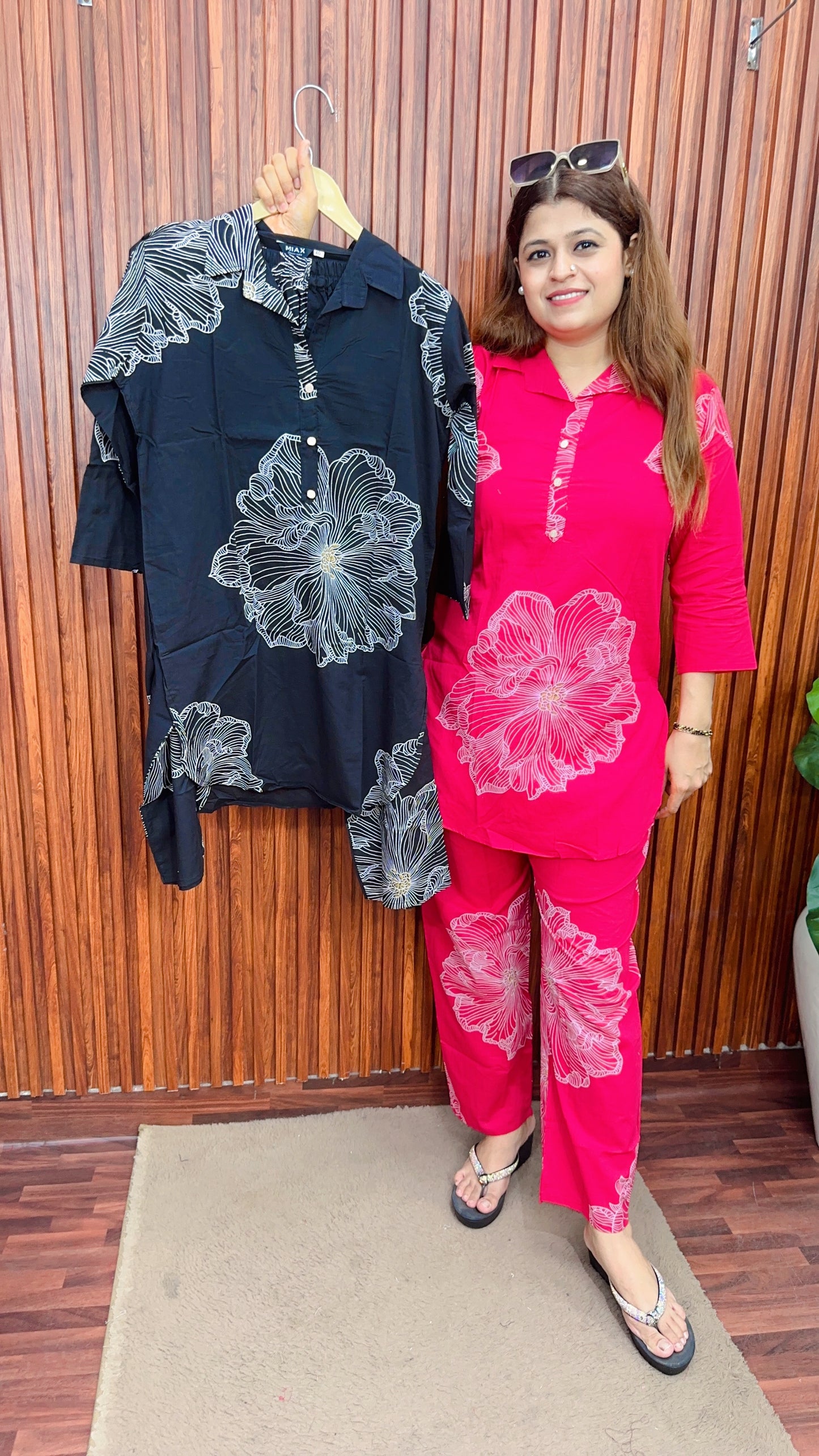 Block print cotton Coord set