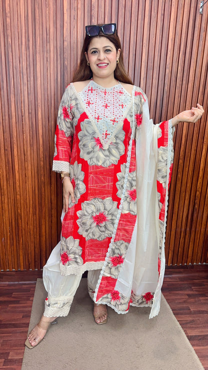 Schifli Halter Neck Cotton suit
