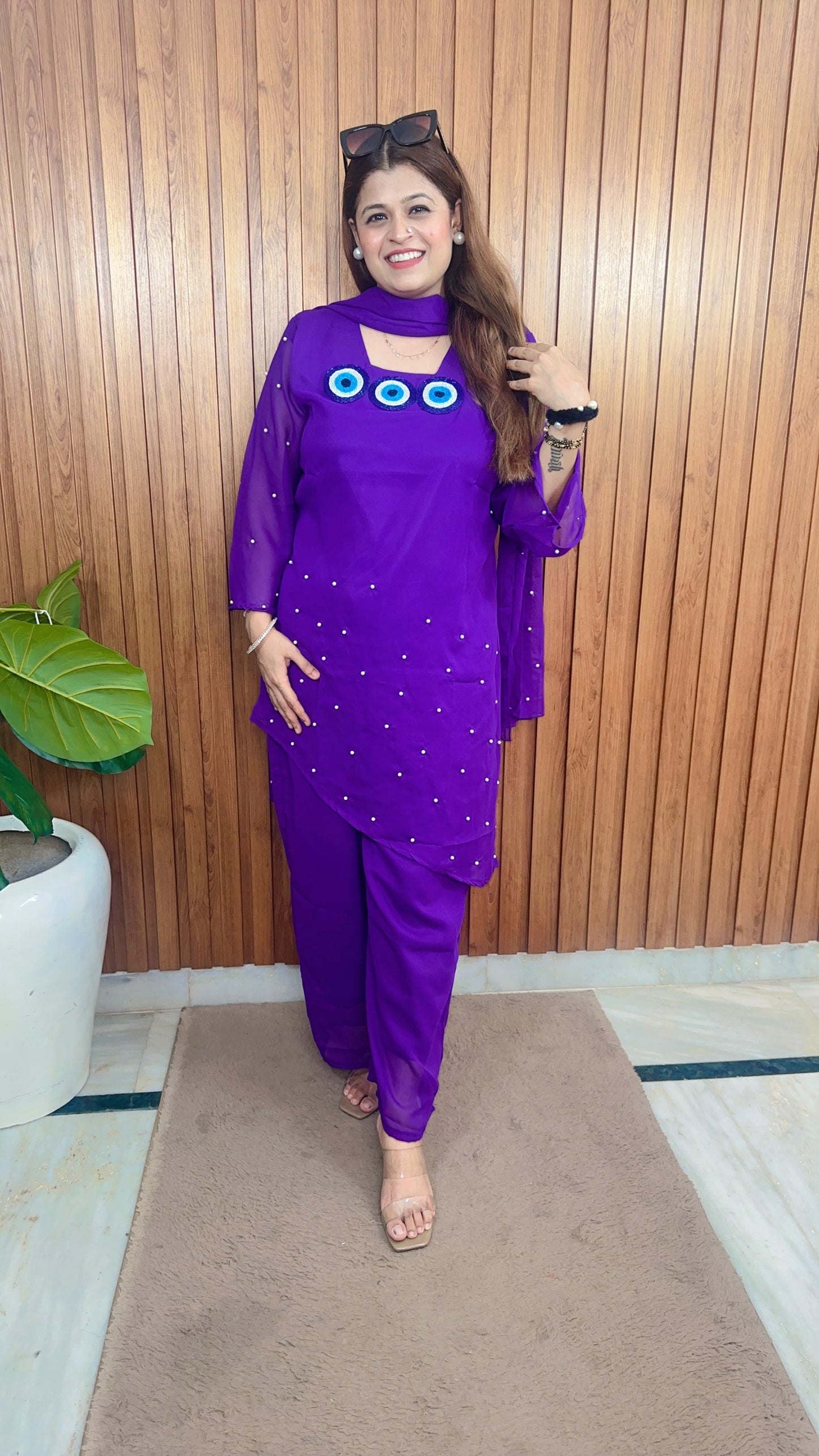 Evil Eye Asymmetrical Suit