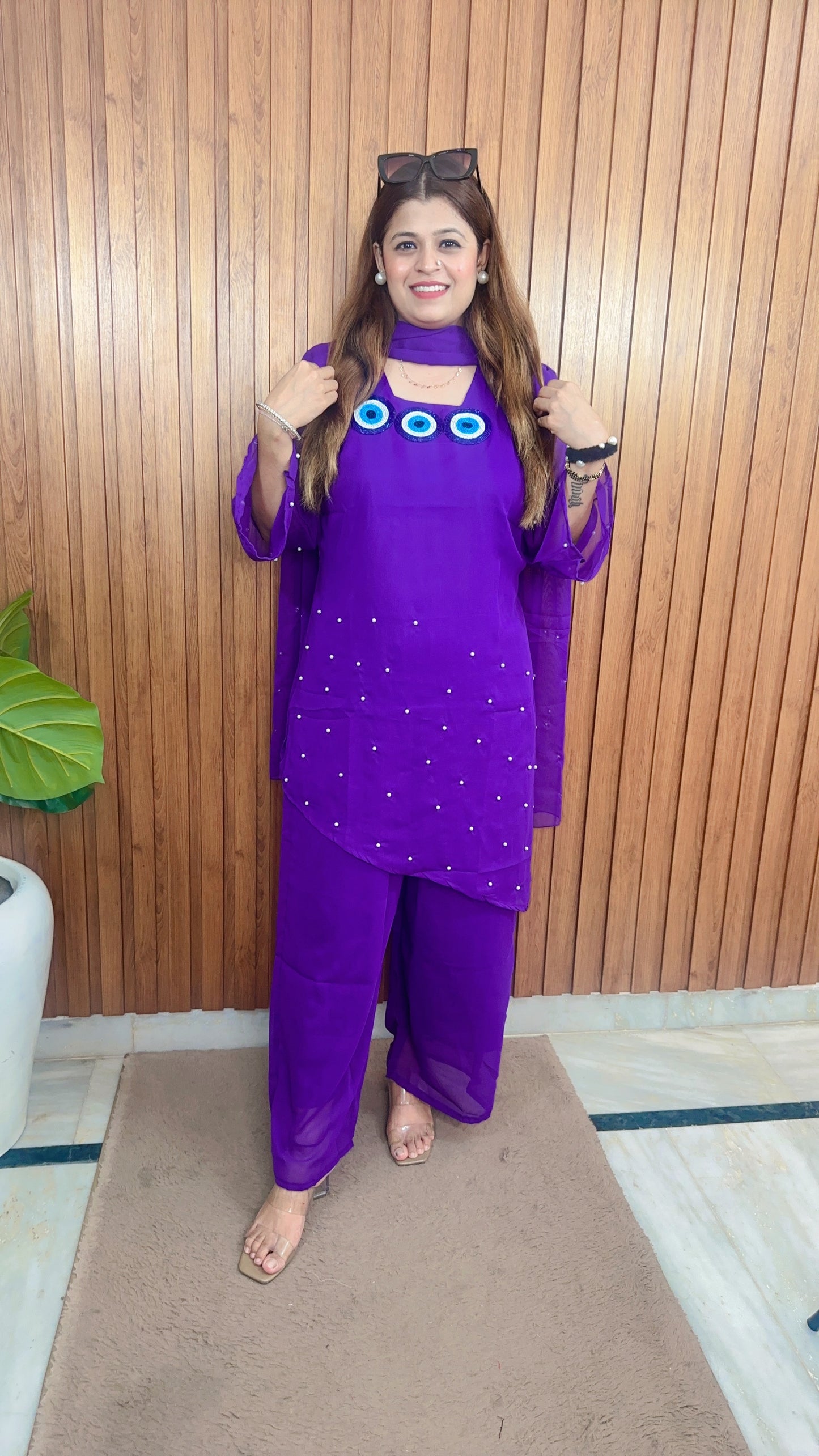 Evil Eye Asymmetrical Suit