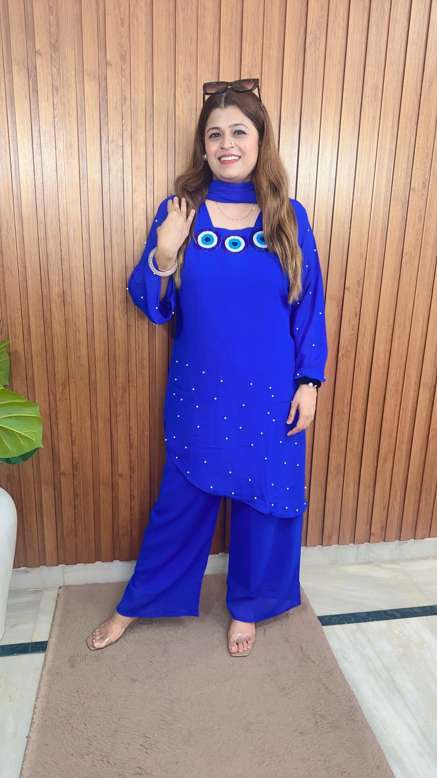 Evil Eye Asymmetrical Suit