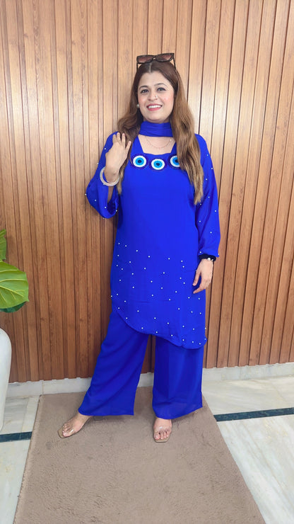 Evil Eye Asymmetrical Suit