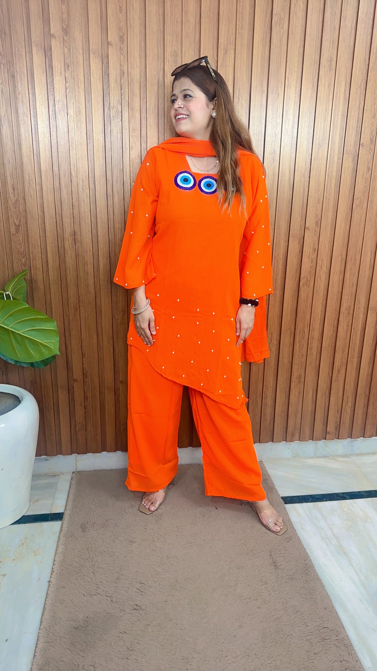 Evil Eye Asymmetrical Suit