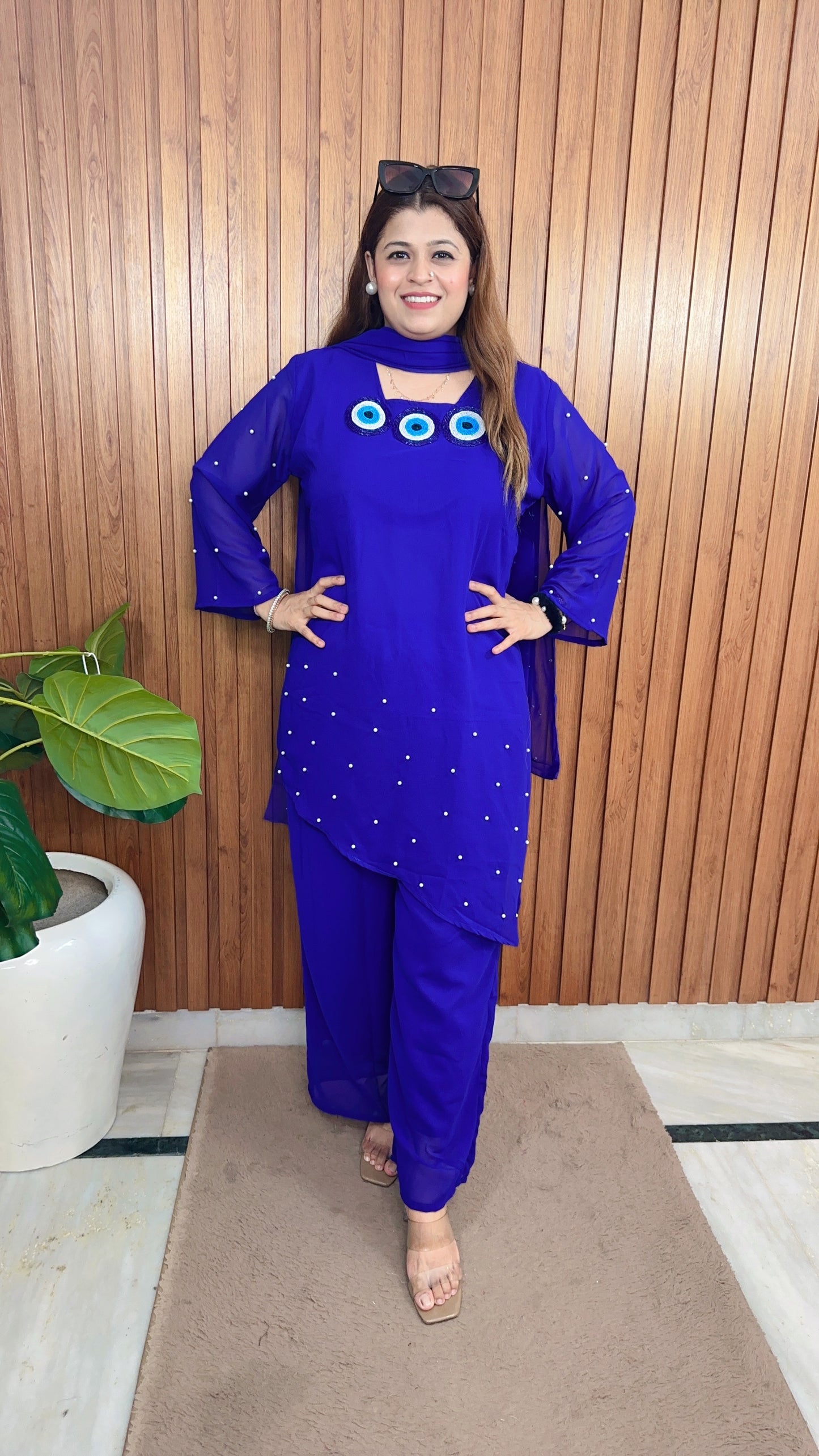 Evil Eye Asymmetrical Suit