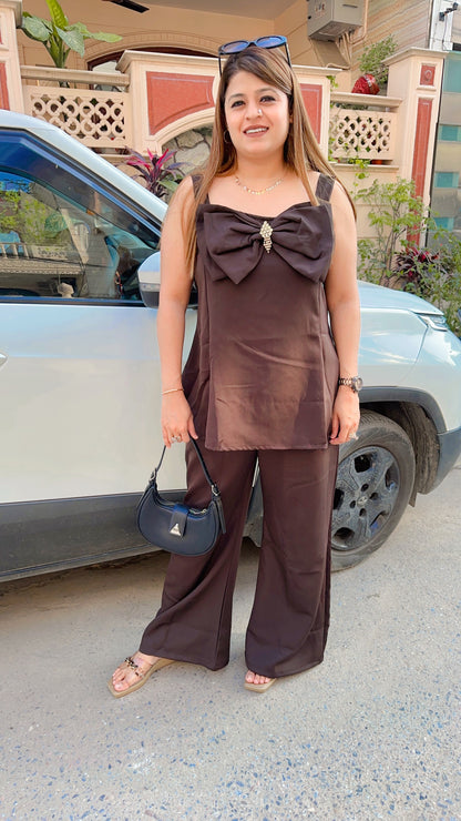 Erika Lycra Two Piece Coord set