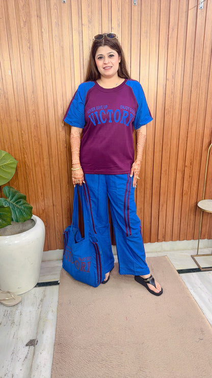 Victory Premium Cotton Coord Set