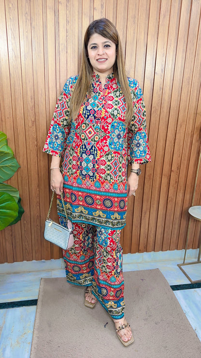 Cotton Block Printed Coord set