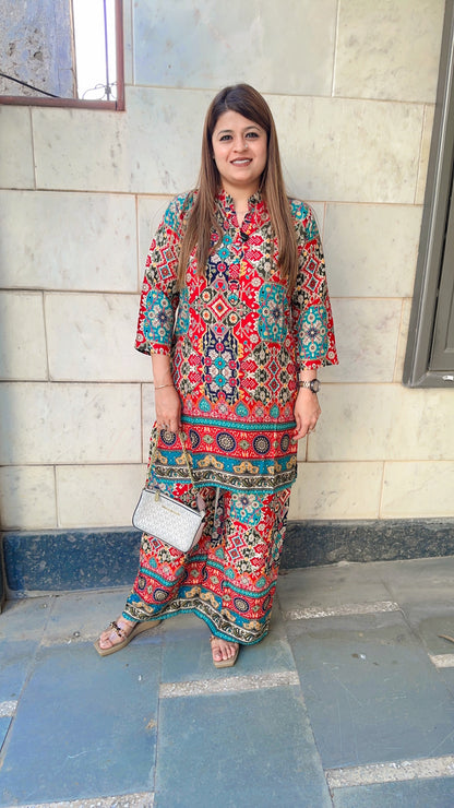 Cotton Block Printed Coord set