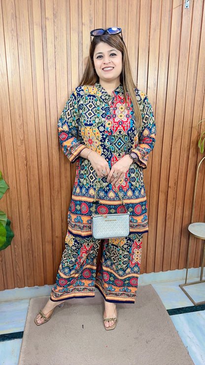Cotton Block Printed Coord set