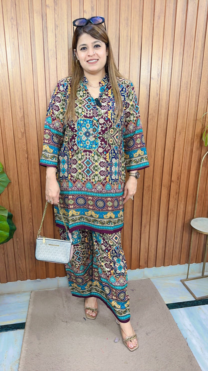 Cotton Block Printed Coord set