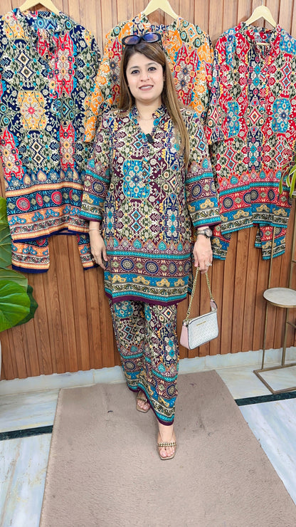 Cotton Block Printed Coord set