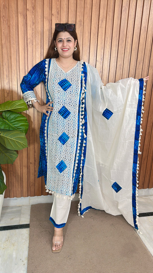 Schifli Designer Cotton Suit