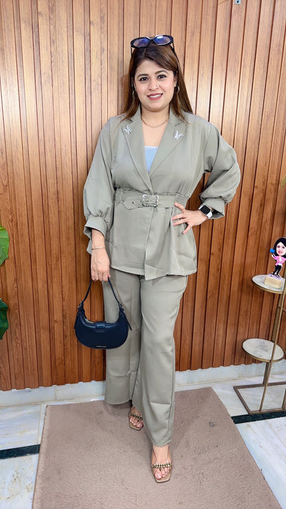 Soha Butterfly Three piece Coord set