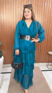 Peacock green
