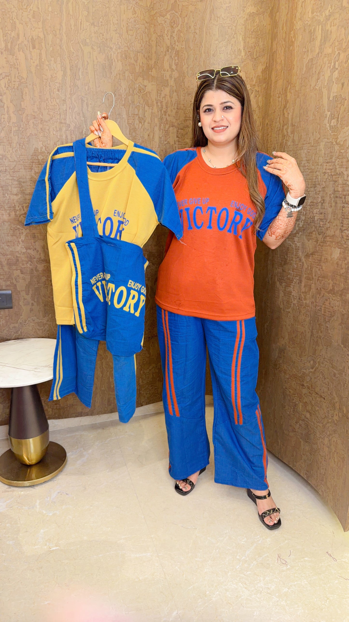 Victory Premium Cotton Coord Set