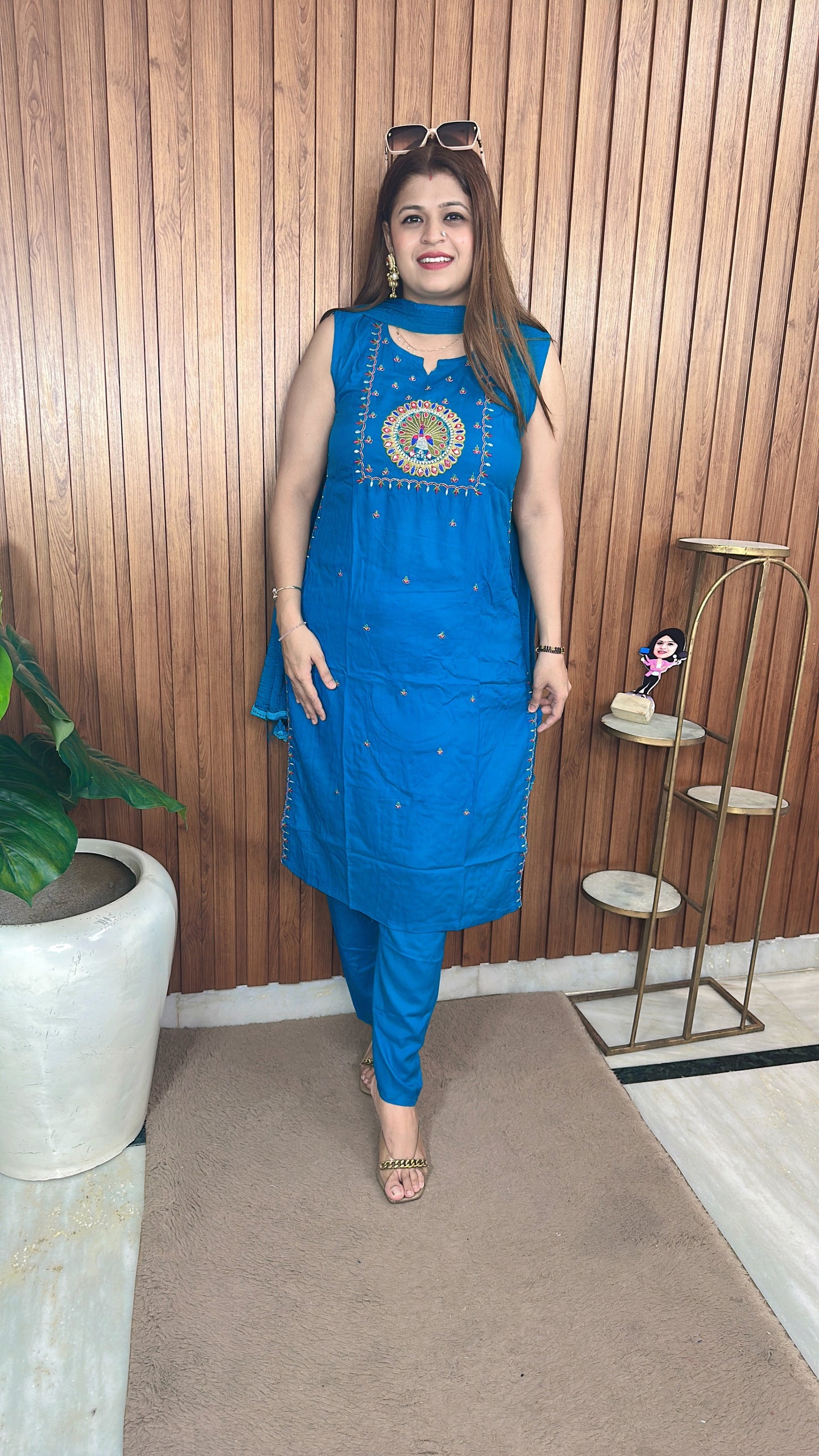 Morpankhi Cotton Suit Set