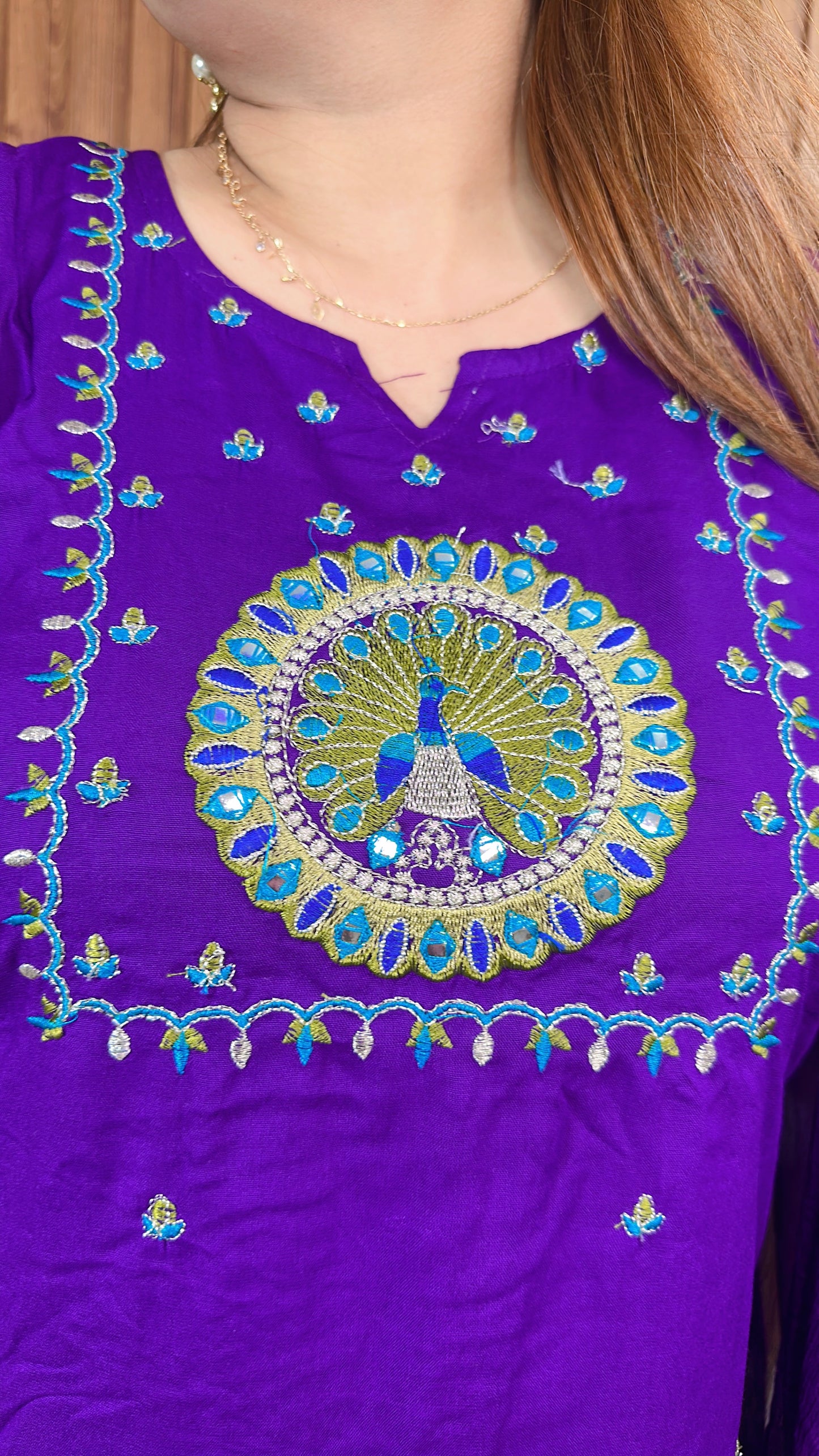 Morpankhi Cotton Suit Set