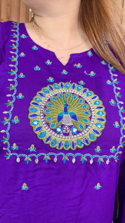 Morpankhi Cotton Suit Set