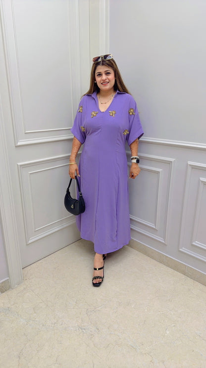 Carima Crystal Stone Imported Dress