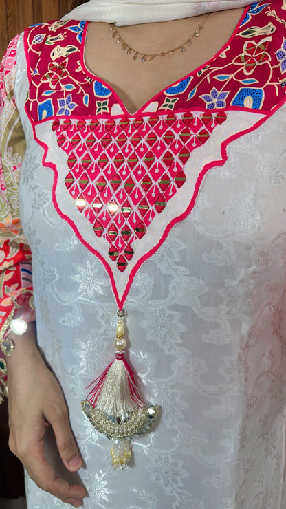 Chandni Mirror Handwork suit set
