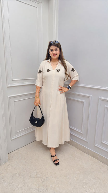 Carima Crystal Stone Imported Dress