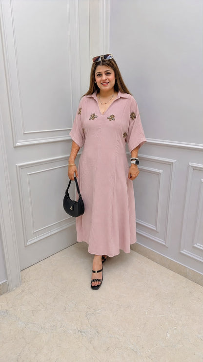 Carima Crystal Stone Imported Dress