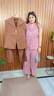 Areena Crepe Two Piece Coord set