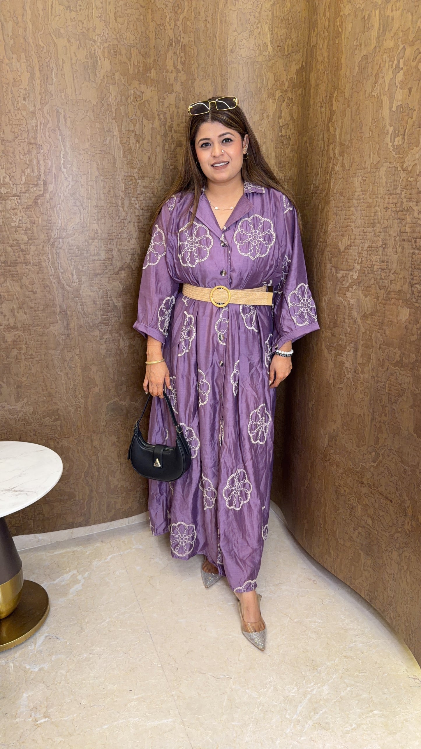 Elvina Embroidery Imported Dress